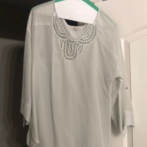 Light blue tunic top